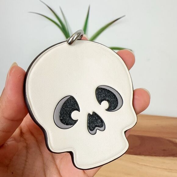 NWT Coach Halloween Skull Bag Charm - Picture 4 of 4